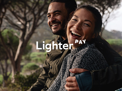 Lighter Pay logo app brand branding branding design font happy icon l letter l logo logotype pay payment photo sharp smile uplifting vector