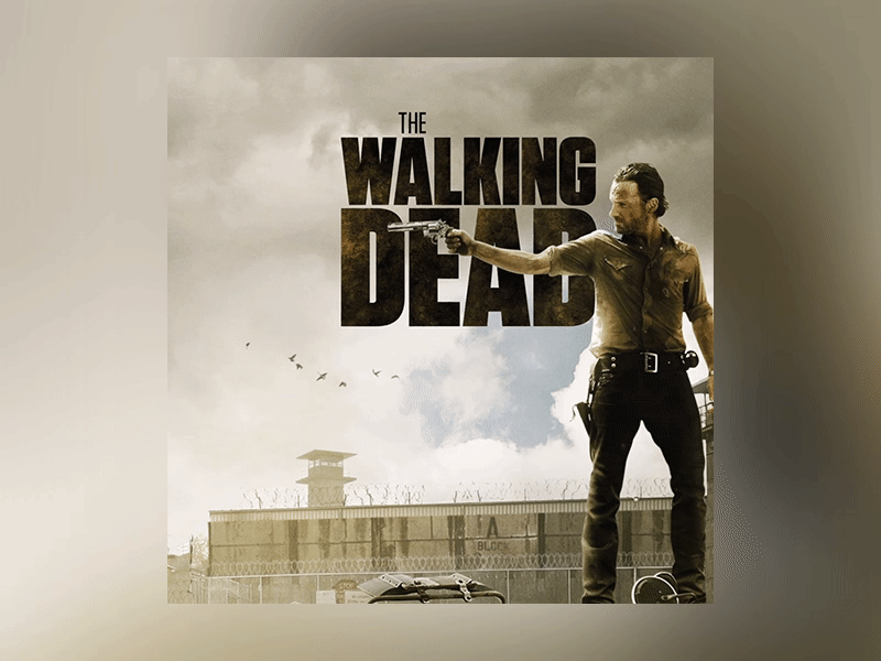 TWD Animated Poster after effects amc animated poster animation entertainment interactive motion parallax posters rick grimes the walking dead twd