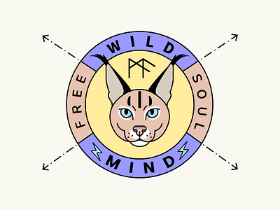 Wild Animal Logo Badge animal badge branding dribbble fun illustration logo shot stickers wild