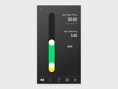 DailyUI 007: Settings - Visual Timer autism dailyui dailyui007 freelance mobile ui uidesign visual timer