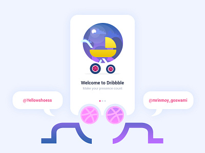 Welcome To Dribbble draft draftee dribbble dribbble invitation entry invitation invites onboard player welcome