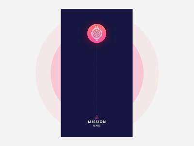 Mission Mars adobe xd astronaut creative mints freebie galaxy madewithadobexd mars mission mars planet rebound space target