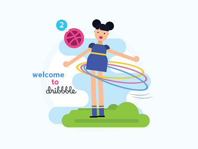 Dribbble Welcome