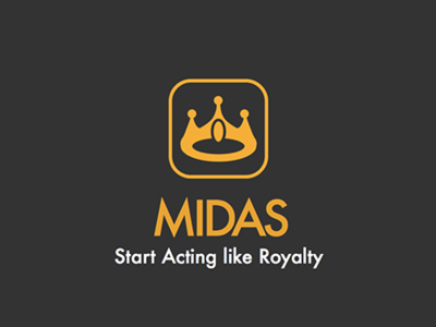 Midas App/Identity Design app design finance app logo design