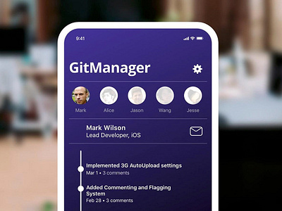 Github Projects Mobile App app design ui design