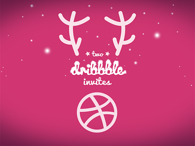 two dribbble invites