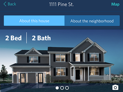 Home Buying App - Home view design home app neighborhood