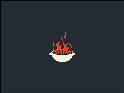 grill design designs food icon identity illustrator logo logos metro monogram pictogram