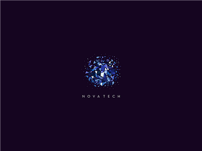 TECH ABSTRACT abstract branding design futuristic identity logo modern tech technology