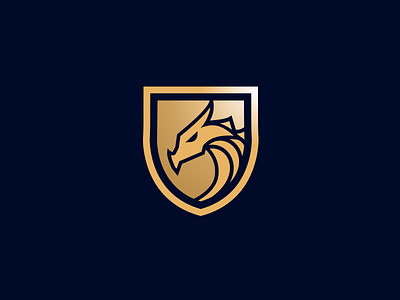 Dragon brand branding character design dragon gamers games gold icon internet logo luxury mascot mascots modern pictogram security shield tech technology