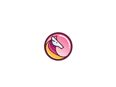 horse candy app apps beauty branding business candy character cute design gradient horse icon line logo logos mascots playful soft