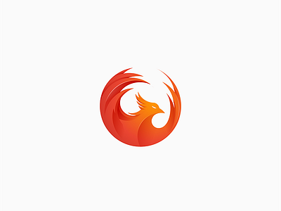 phoenix apps bold branding business character design gradient icon identity internet logo logos mascots modern phoenix pictogram simple soft tech technology