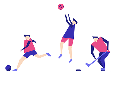 Sport Illustrations flat illustration sport vector