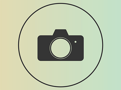 Camera Icon camera grandient icon photo photography