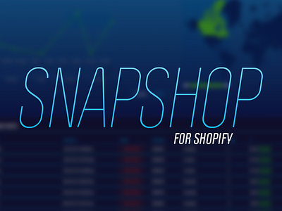 Snapshop Logo analytics identity logo shopify snapshop