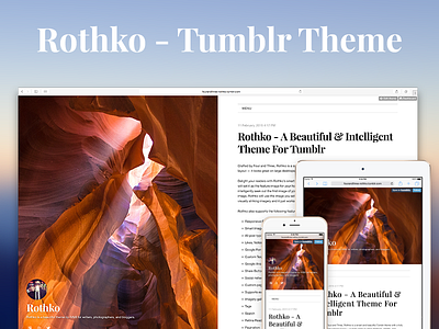 Rothko - A Beautiful & Intelligent Theme For Tumblr
