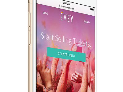 Evey Mobile Homepage mobile responsive rwd tickets