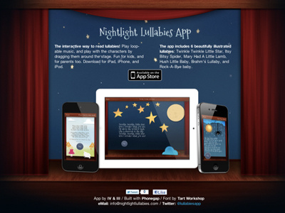 Nightlight Lullabies App app ipad iphone nightlight lullabies