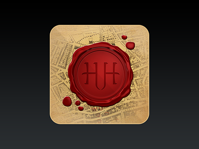 Haunted Hike App Icon app ghost haunted hike icon ios ipad iphone