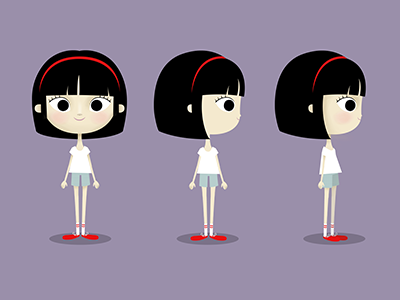 Little Girl 2 by Lala Holmes on Dribbble