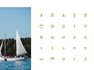 Scout Jamboree - Icons design icons ui vector