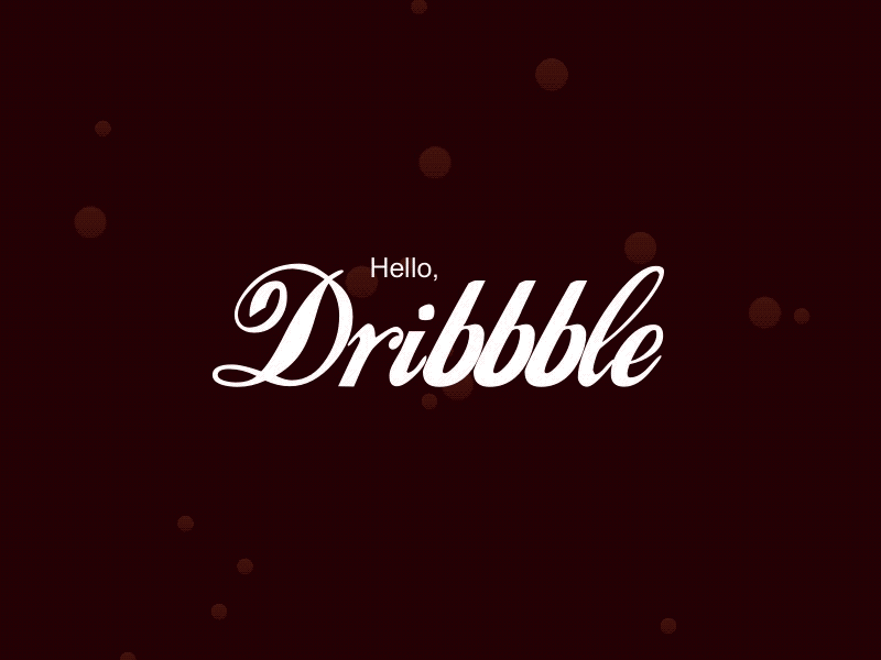 Dribbble-Cola animation debut debut shot greetings hello dribbble soda