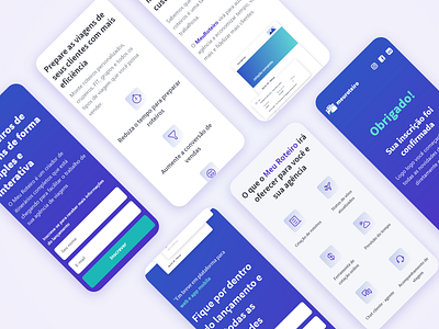Meu Roteiro - landing page design interface landing page travel ui ui design uiux ux web web design website