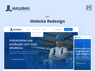 JL Máquinas - website redesign