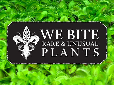 We Bite Rare & Unusual Plants Rebrand