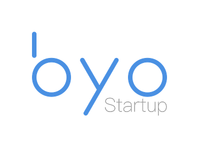 Logo for byo - Build Your Own Startup logo