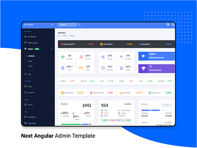 Next Angular Admin Template