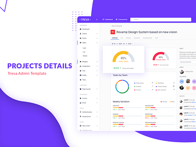 Projects details - Treva Admin Template admin admin dashboard admin design admin panel admin template admin theme bootstrap bootstrap 4 bootstrap admin bootstrap admin template branding project list project management projects detail sass ui ui kit ui ux ui ux design