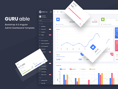 GURU able Admin Dashboard Template