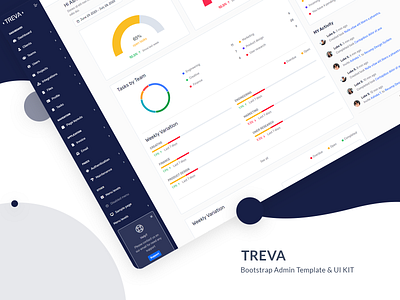 Treva Bootstrap Admin Template & UI KIT admin admin dashboard admin dashboard template admin design admin panel admin template admin theme bootstrap bootstrap 4 branding dashboard sass ui ui ux design ui kit ui ux ui ux design ui ux designer ui ux user ui ux web