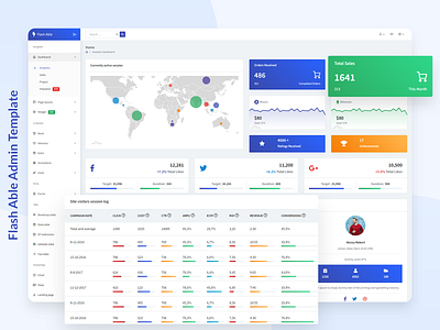 Flash Able Admin Template