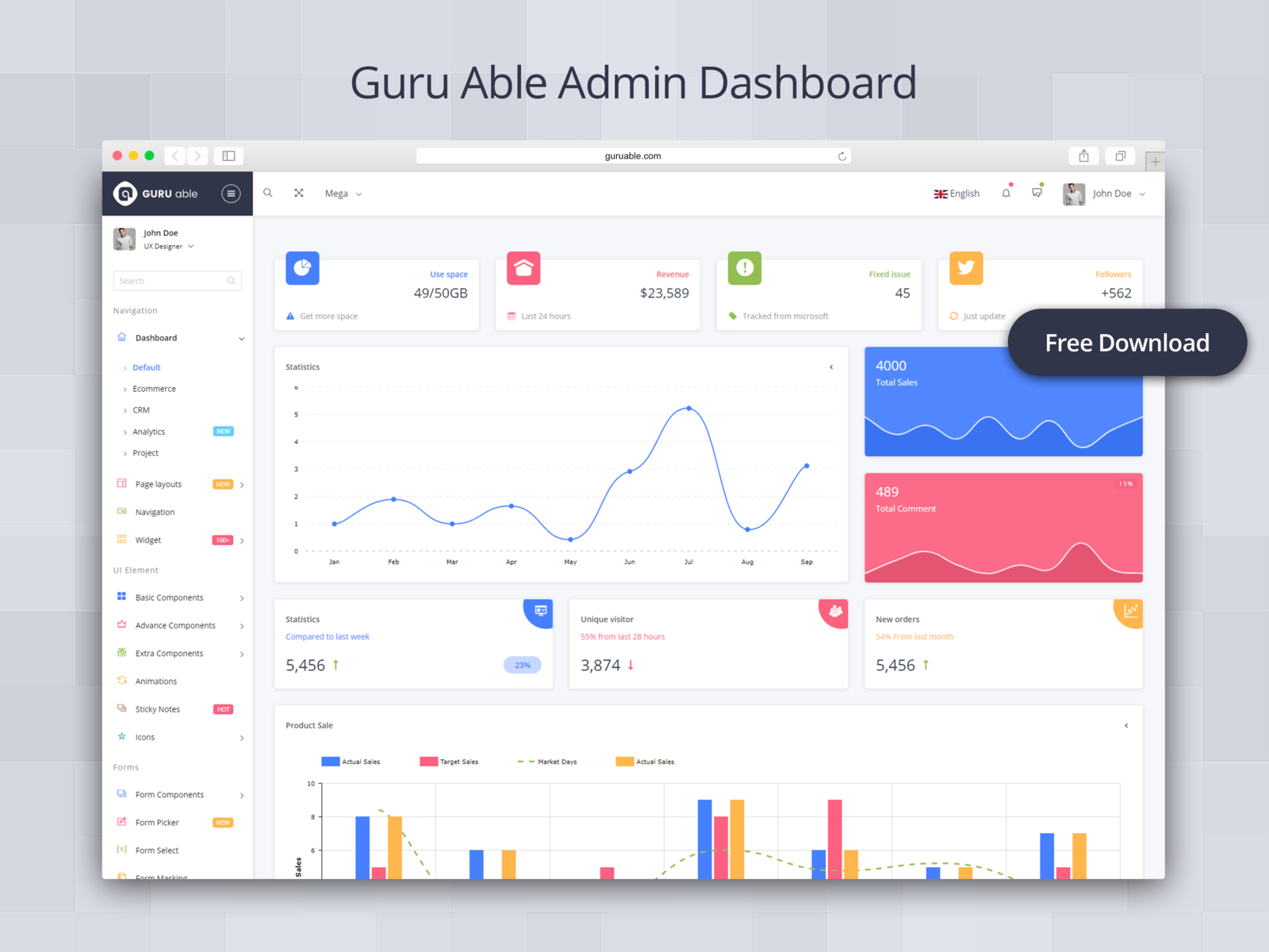 free admin bootstrap templates responsive