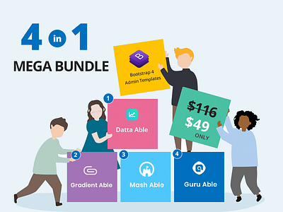 Bootstrap 4 Mega Bundle