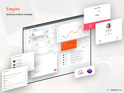 Empire Bootstrap 4 Admin Template admin admin dashboard admin dashboard template admin design admin panel admin template admin theme boostrap admin template bootstrap 4 dashboard dashboard ui sass ui ux design uiux