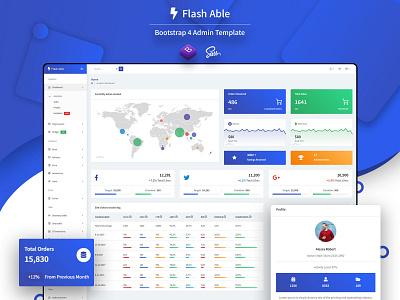 Flash Able Bootstrap 4 Admin Template admin admin dashboard admin dashboard template admin design admin panel admin template admin theme boostrap admin template bootstrap 4 bootstrap admin bootstrap template dashboard sass ui ui ux design uiux