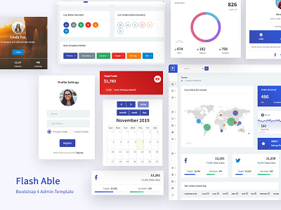 Flash Able Bootstrap 4 Admin Template