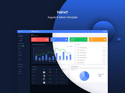 Next Angular 8 Admin Template