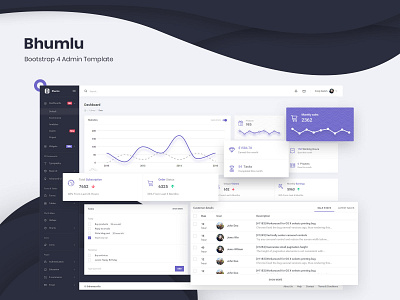 bhumlu Bootstrap 4 Admin Template