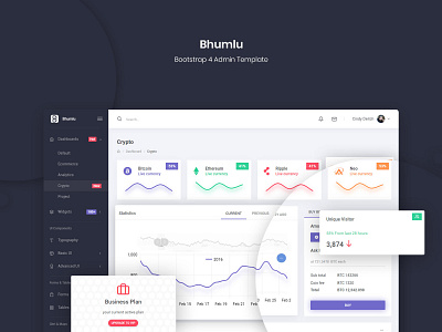 Bhumlu Bootstrap 4 Admin Template admin admin dashboard admin dashboard template admin design admin panel admin template admin theme bootstrap 4 bootstrap admin bootstrap admin template bootstrap template branding dashboard sass ui ui ux design ui ux designer