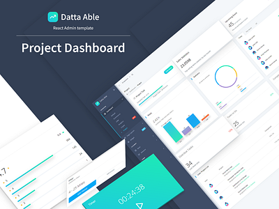 Project Dashboard - Datta Able Admin Template