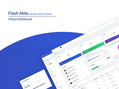 Project Dashboard - Flash Able Admin Template admin admin dashboard admin design admin panel admin template admin theme bootstrap admin bootstrap admin template branding project management sass ui ux design ui design ui ux design