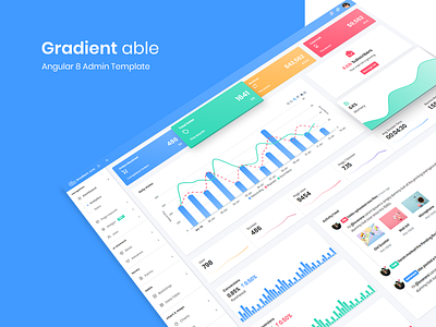 Gradient Able Admin Dashboards admin admin dashboard admin dashboard template admin design admin panel admin template admin theme analytic analytics dashboard angular angular admin template angular dashboard branding dashboard dashboard design dashboard ui sass ui ui ux design ui ux