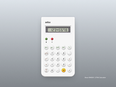 Daily UI #004 • Calculator braun calculate daily 004 dailyui dailyuichallenge ui ux uxui