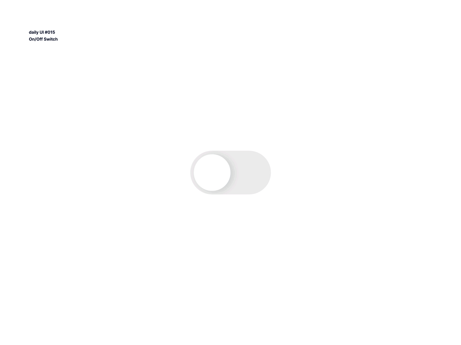 Daily UI #015 • On/Off Switch animation daily daily 100 challenge dailyui dailyuichallenge dark ui onoff switch ui ux
