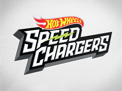 Hot Wheels Speed Chargers identity electric graphic design hot wheels illustration logo mattel speed chargers typography vector