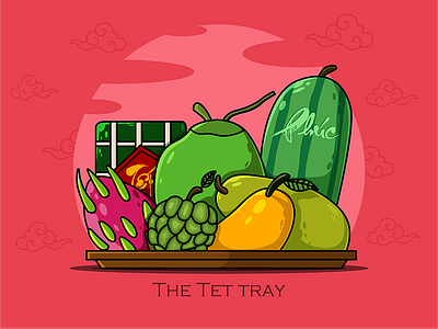 The TET Tray adobe ilustrator design flat design flatdesign illustration vector vectorart vectorartwork